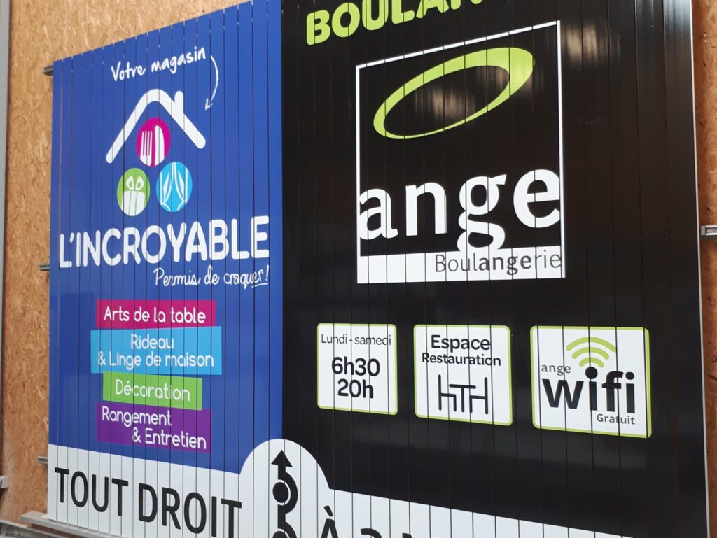 Signalétique Emprint Cholet Signalétique panneau 4x3 L'incroyable ange boulangerie grill par Emprint enseigne et signalétique