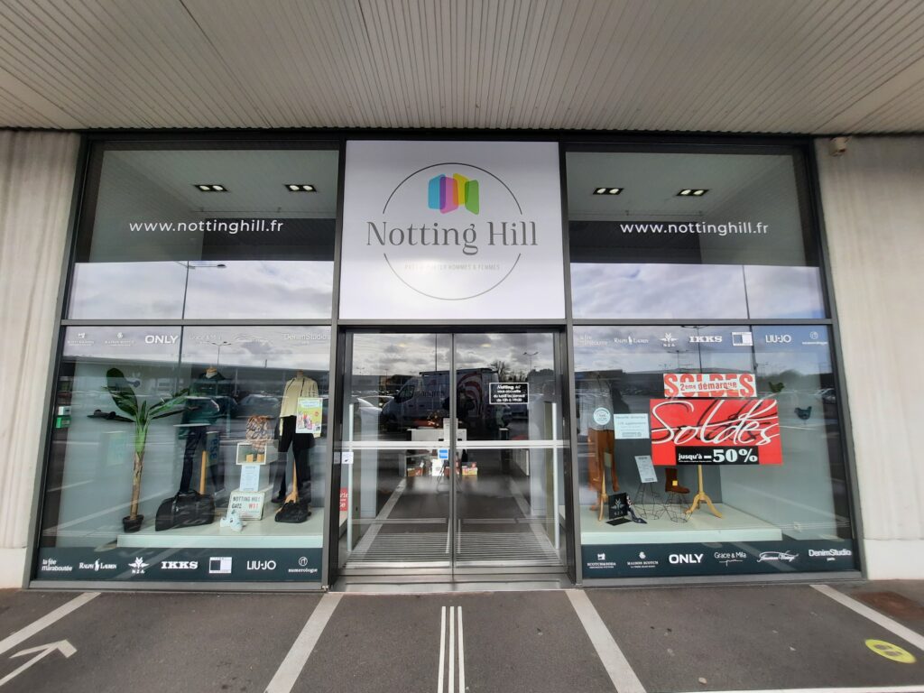 Vitrophanie Nothing Hills Cholet - Emprint